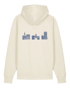 Hooded Sweater Nyenrode Gebouwen Offwhite