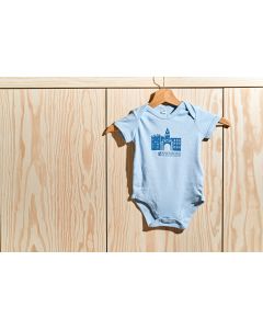 Baby Rompertje Kasteel Nyenrode Licht Blauw 9-12 maanden