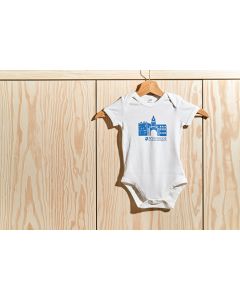 Baby Rompertje Kasteel Nyenrode Wit 9-12 maanden