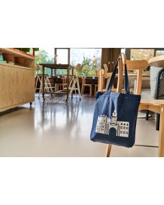 Schoudertas Gerecycled Nyenrode Kasteel Blauw